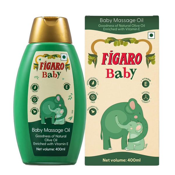Generic Figaro Baby Massage Oil with Natural Olive Oil, Enriched with Vitamin E,