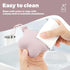 BXUYAOXMC 6 Pack Silicone Pacifier Holder Case, Safe and Soft Material, Pacifier Pouch Portable Pacifier Case