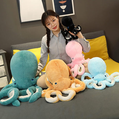 Octopus Stuffed Animals, Plush Doll Toys, Gift for Kids and Lovers for Birthday, Christmas, Valentine's Day (25.6-inch
