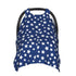 CQMZJHU Navy Blue Night Sky Stars Art Baby Car Seat, Rain Shelter, Multifunctional Nursing Cover for Newborns, Mother