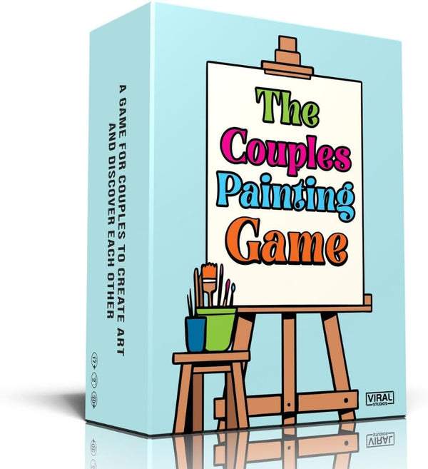The Couples Painting Game Date Night Card & Painting Kit | Fun