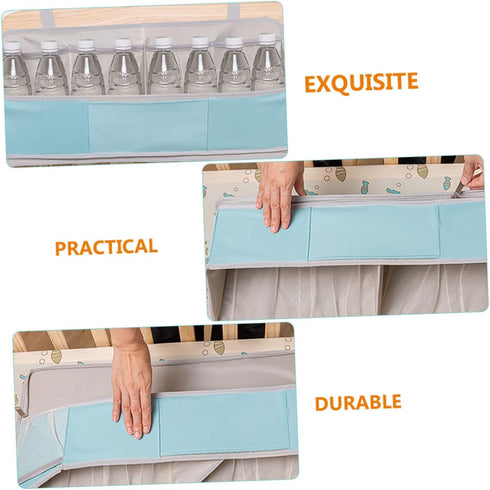 Oxford Cloth Crib Diaper Stacker Organizer for Changing Tables