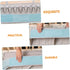 Oxford Cloth Crib Diaper Stacker Organizer for Changing Tables