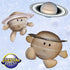 10" 0+ Celestial Buddies Saturn Buddy | Soft Stuffed Plush, Embroidered Features, Fun Planet Facts Tag for Kids STEM