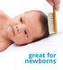 Baby Hair Brush and Comb Set for Newborn, Wooden Brush with Soft Goat Bristles, Baby Grooming Kit by Stone & Clark