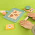 MIKNEKE Set, Set Wooden Cookie Bake Play Food Pretend Play Cookies and Baking for Toddlers, Montessori Play Kitchen