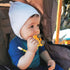 Baby Construction Vehicles Teething Toys, Food Grade Silicone Teether with Pacifier Clip (Dump Truck)