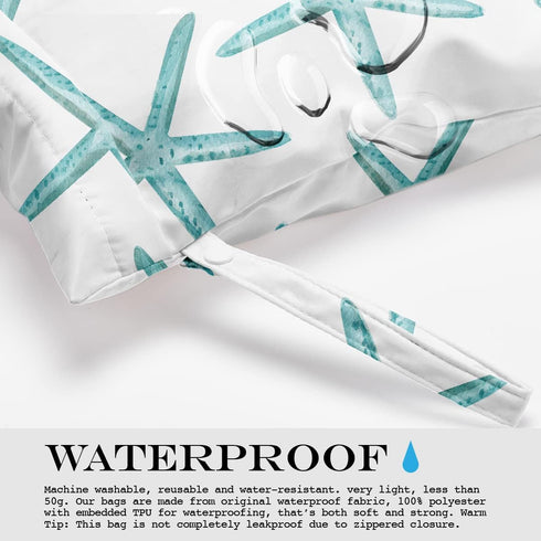 zcyxuuw Wet Dry Bag for Swimsuit, Travel, Beach, Pool, Diapers, Dirty Yoga Gym Clothes, Makeup, Waterproof Reusable