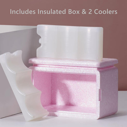 Packs SUNVENO Breast Milk Cooler Bag with Detachable Insulation Box, Double-Layer Pumping Travel Bag for Work