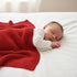 Cozy 30 30 Inches Baby Knit Blanket Soft Cotton Lightweight Newborn Blanket for Crib Stroller Toddler Nursery Shower