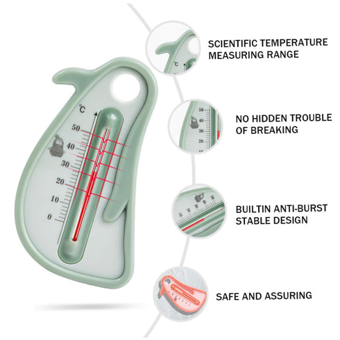Penguin Baby Water Bath Tub Temperature Measurement Tool Waterproof Child-Friendly Design Suitable for Newborns