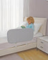33" Grelife Portable Travel Bed Rail for Toddlers (Compact), Fast Install, Adjustable Height, Tall Toddler Bed Rails