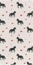 Mazeann Western Horses Heart Crib Sheets Soft Breathable Fitted Cotton Baby Crib Sheets