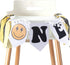 RTHPY 1st One Happy Dude High Chair Banner Boy First Highchair Banner for Birthday Decorations, One Happy Dude Birthday