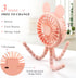 Keweis Stroller Fan - Mini Handheld Octopus With Flexible Tripod for Car Seat, Student Bed, Bike - USB Rechargeable