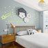 121Pcs Glow in The Dark Ceiling Wall Stickers - Sweet Dreams Glowing Decor for Kids Nursery Bedroom