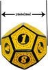 10-Pack D6 12 D12 (D12, SmartDealsPro Six Sides Sided Dice Die for DND Dungeons and Dragons MTG PRG Wow Table Game Math