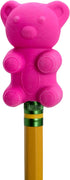iscream Yummy Gummys 9-Piece 3D Gummi Bear Eraser Set - Mini Tin in Pink, Purple & Blue