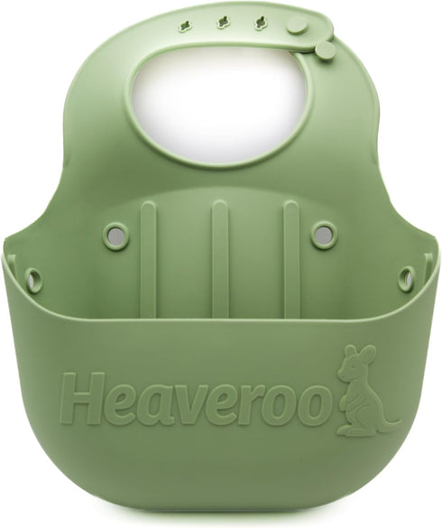 Heaveroo Silicone Vomit Bib, America's ONLY Safety Compliant Silicone Vomit bib, XL Bucket