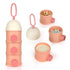 Accmor 3 Formula Dispenser On The Go, Layers Stackable Formula Container to Go, Non-Spill Portable Milk Powder Baby