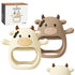 ChooKaChoo 2 Pack Baby Teething Toy for Over 3 Months, Food Grade