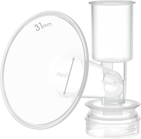 Maymom Breast Shield Flange Compatible with Ameda Breast Pumps (31 mm, Large,