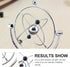 Planet Orbit Mobile Milky Way Perpetual Motion Desktop Toys Table Top Decor Office Desk Decorations Solar System for Kids Planet Orbit Mobile Magnet Silver Perpetual Model Sports