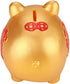 Creative Golden Piggy Bank, Large Capacity Cute Plastic Pig Toy, Anti-Fall Money Cash Collectible Saving Box for Kids