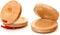 Kids Musical Castanets Instrument, Set of 2 Wooden Finger Castanets for Baby Rhythm Toys
