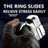 FXCOOLCT Adult Fidget Toys for Stress Relief EDC Alloy Finger Toy Pistol Decompression Launcher Model Ring for Anxiety