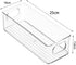 4 Pack, mDesign Plastic Long Stackable Storage Organizer Container, Organization Bin w/Handles for Kitchen, Pantry