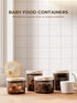 1200ml 21OZ, 1.32LB, 600g, Travel Formula Dispenser, Portable Milk Powder Container Formula Holder, Flip Top Formula