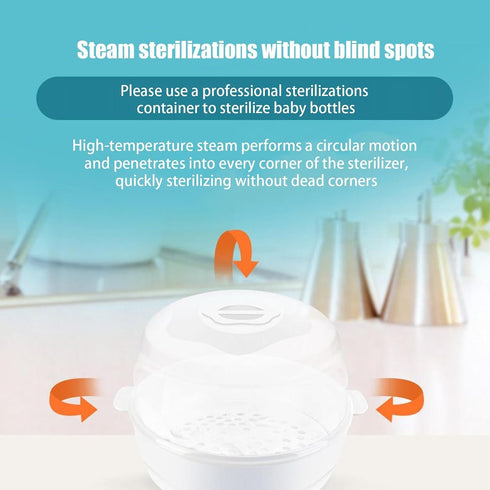 Generic Baby Bottle Steam Cleaner - Microwave Baby Bottle Cleaner | High Temperature Resistant Steamer For Baby Bottles