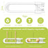 6 Pack Adjustable Cabinet Locks for Babies, U-Shaped Baby Proofing Child Locks for Cabinets, Drawers, Fridge