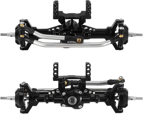 INJORA Aluminum Lay Down Servo Mount Set with Stainless Steel Steering Links for TRX4M 1/18 RC Crawler