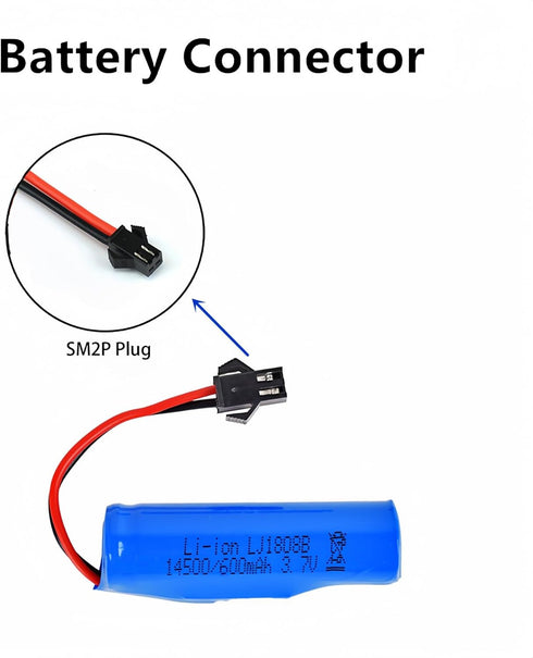 Cecicebb 2 Pack 3.7V 600mAh E35 DE38 DE40 DE50 DE55 TB202 TM141 C63 Li-ion Rechargeable Battery with USB Charger Cable