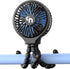 HomeLifairy Portable Stroller Fan, USB or Rechargeable Battery Operated with 3 Speeds