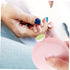 LIFKOME 8Pcs Trimmer Replacement Grinding Heads for Electric Nail Nail File Discs with Blue Base Compatible