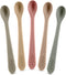 First Stage Silicone Baby Spoon – Self Feeding Baby Utensils – Soft & Gentle on Gums - BPA Free (Pastel4)