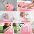 Newborn Baby Swaddle Blanket, Soft Silky Muslin Wrap, Neutral Receiving Blanket for Boys and Girls, Large 47 x 47 inches