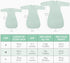 2 Pack 3-6 Organic Cotton Transitional Baby Swaddle Sleep Sacks Arms Up Length Sleeves Mitten Cuffs Months, Wearable