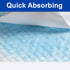Abesto 100 Pack 17 inches 13 inches, Baby Disposable Changing Pad Liners, x Breathable Skin-Friendly, Leakproof Quick