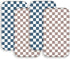 FIGEPO 4 Pack Checkered Bassinet Sheets Neutral Breathable Fitted Baby Sheets Nursery Sheets