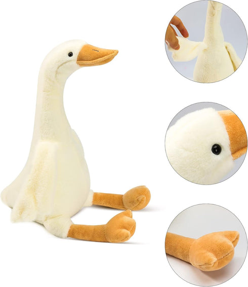 Generic 19.7 Inch Goose Stuffed Animal - Cute Duck Plush Toys, Soft Smooth Goose Plush Toys, Stuffed Goose Plushies