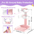 LimboGlow Anti-Pinch 6-36 Upgraded Baby Shower Stand with Silicone & Anti-Slip Base, Adjustable Height Soporte para