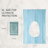 YOUSHIGUANG Toilet Seat Covers Disposable,Faster use-Sticker Free XL Waterproof Toilet Seat Cover for Adults and Kids