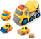 P&C 7.7" Toddlers Construction Cement Mixer Truck Toys for Ages 2-4, Mixer