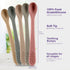 First Stage Silicone Baby Spoon – Self Feeding Baby Utensils – Soft & Gentle on Gums - BPA Free (Pastel4)