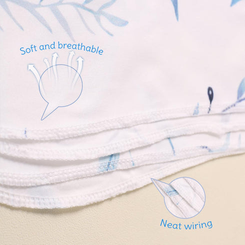 Set, 32 32 inches Ylsteed Baby Swaddle Blanket and Headband Newborn Receiving Blanket Swaddle Wrap for Girls and Boys