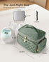 S1/S2, Set,10Pcs 24mm Breast Pump Bag Kit for Spectra Pumping Bag with Bottle Brush Flange Inserts for Flange, Nipple
